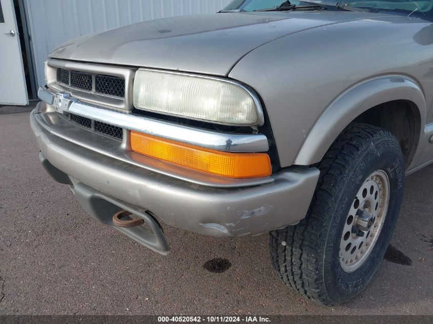 2002 Chevrolet Blazer Ls VIN: 1GNDT13W92K130565 Lot: 40520542