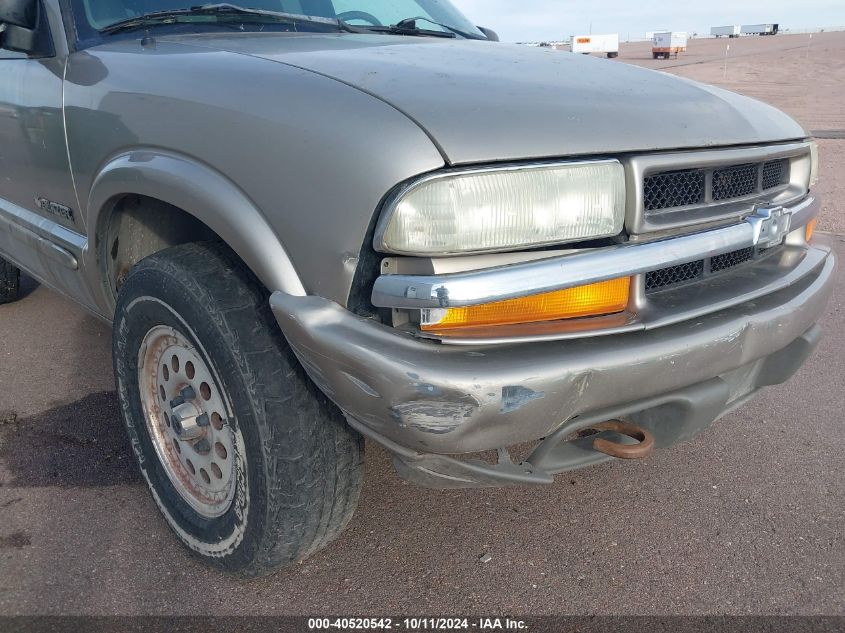 2002 Chevrolet Blazer Ls VIN: 1GNDT13W92K130565 Lot: 40520542