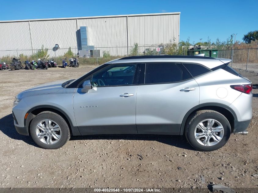 2022 Chevrolet Blazer 2Lt VIN: 3GNKBCR41NS124814 Lot: 40520548