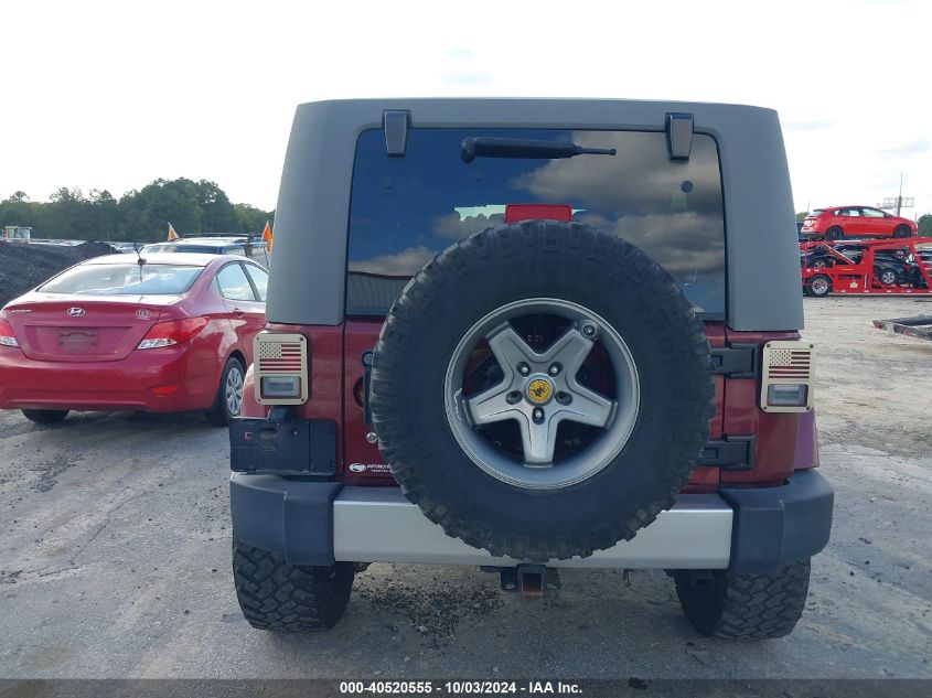 2008 Jeep Wrangler Unlimited Sahara VIN: 1J4GA59118L527358 Lot: 40520555