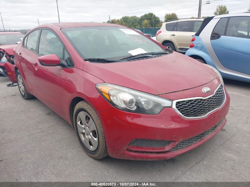 2016 Kia Forte Lx VIN: KNAFK4A63G5502686 Lot: 40520573