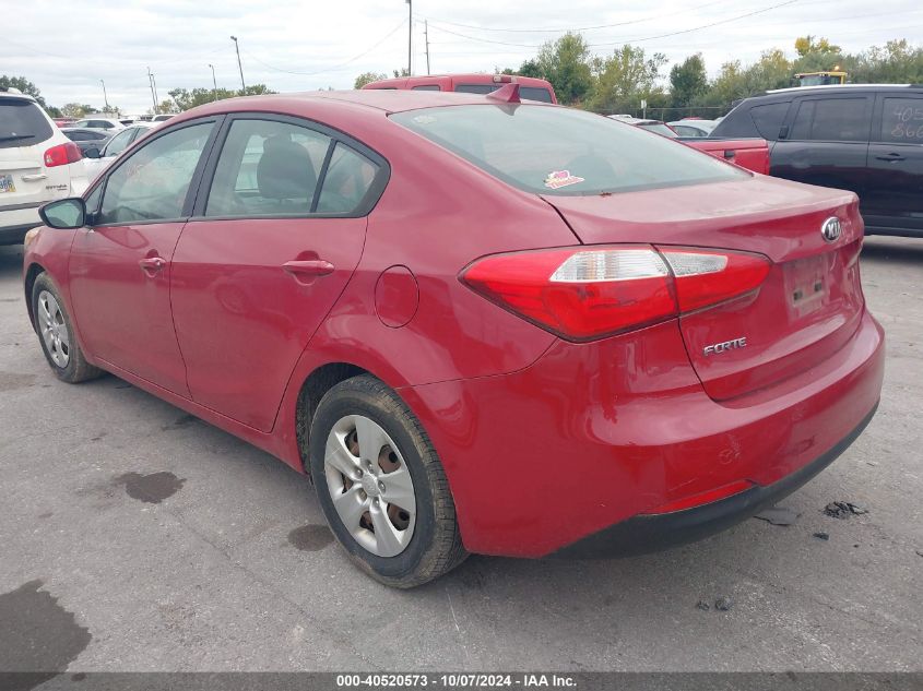 2016 Kia Forte Lx VIN: KNAFK4A63G5502686 Lot: 40520573