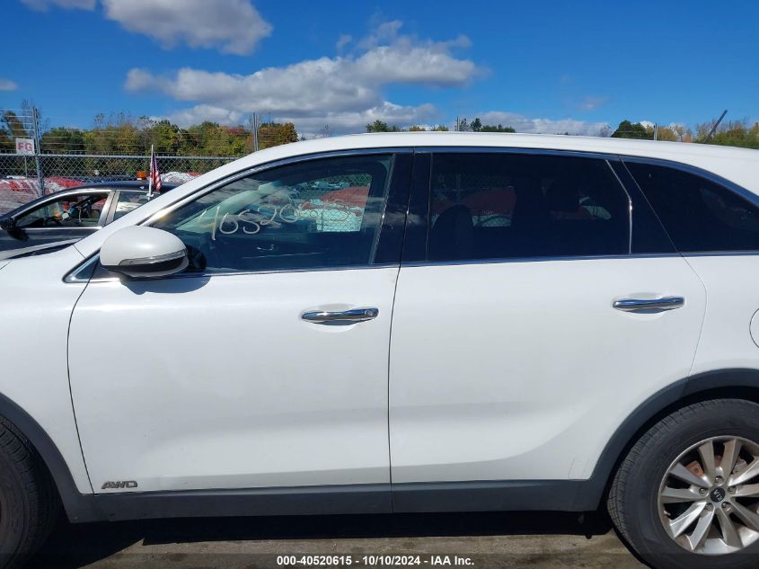 5XYPGDA3XKG515000 2019 Kia Sorento 2.4L Lx