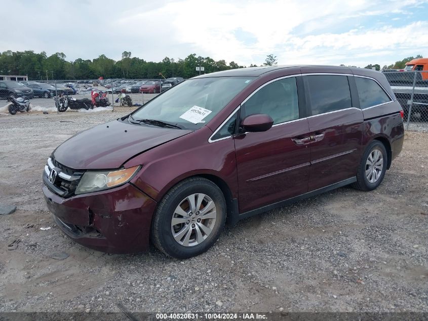 VIN 5FNRL5H63FB007717 2015 Honda Odyssey, Ex-L no.2