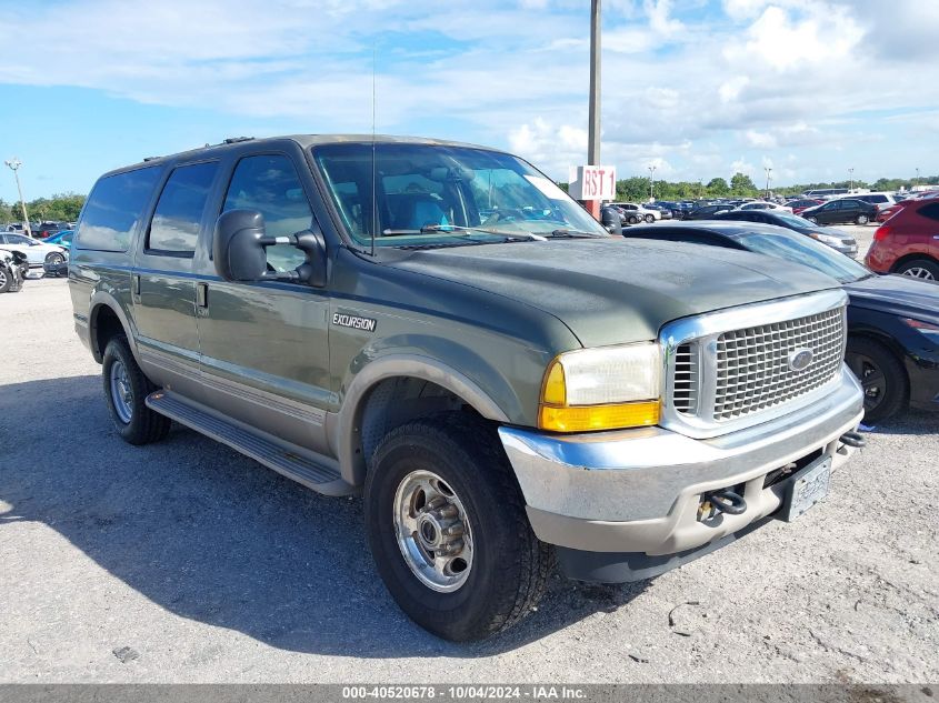 2000 Ford Excursion Limited VIN: 1FMNU43S8YED28713 Lot: 40520678