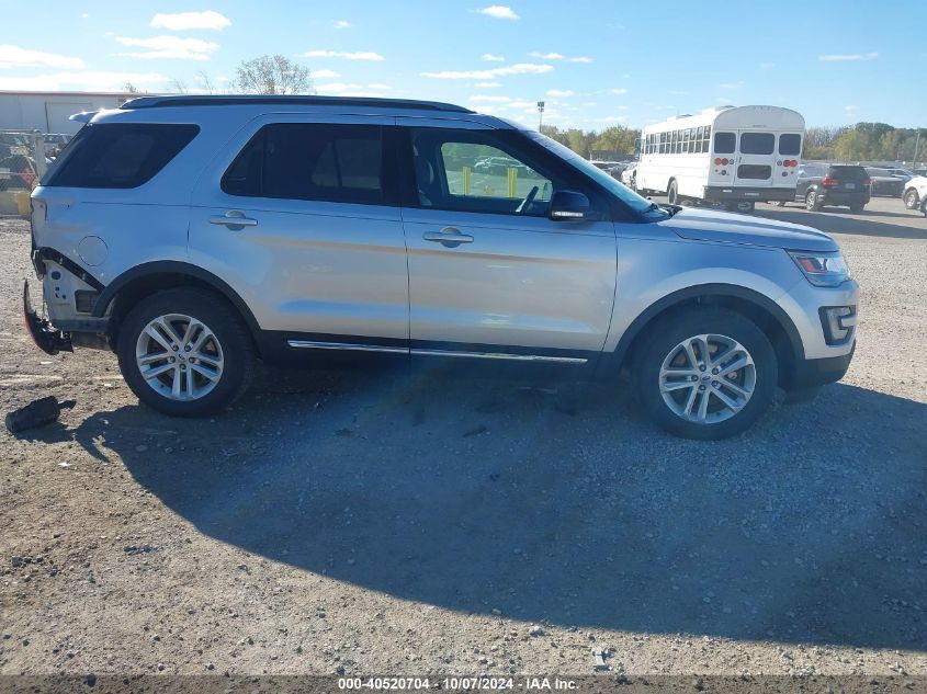 2017 Ford Explorer Xlt VIN: 1FM5K7D88HGA42309 Lot: 40520704