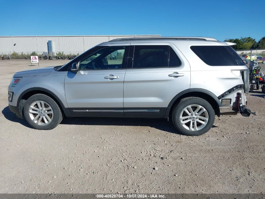 2017 Ford Explorer Xlt VIN: 1FM5K7D88HGA42309 Lot: 40520704