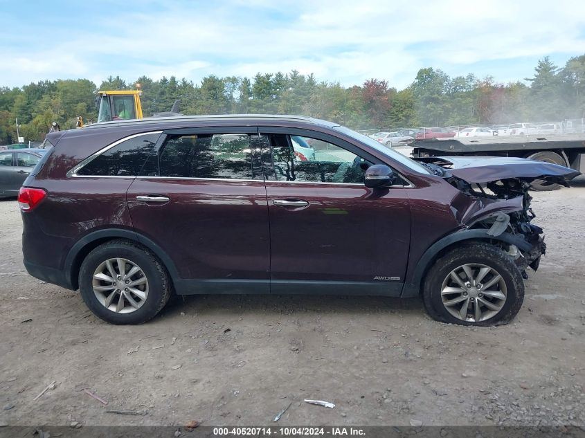 2016 KIA SORENTO 3.3L LX - 5XYPGDA5XGG016013