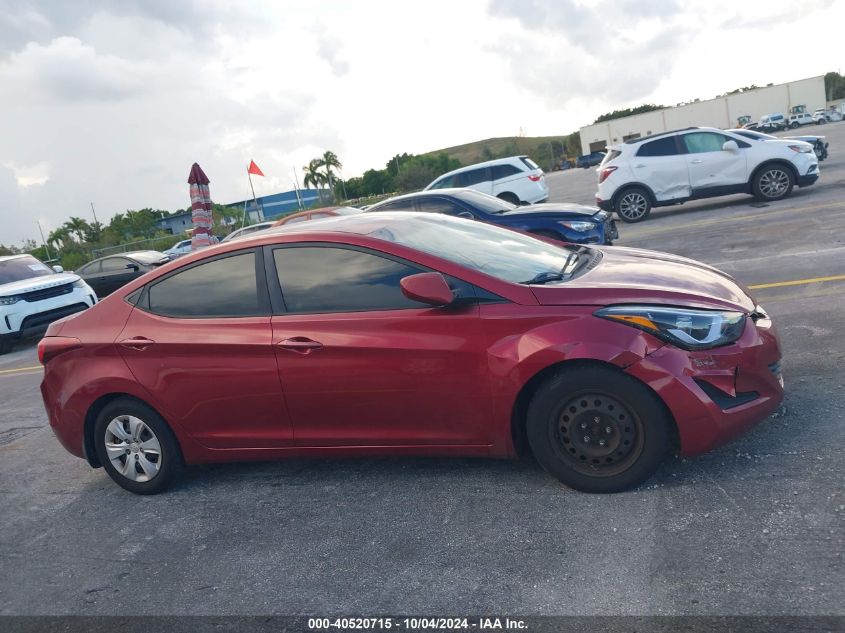 5NPDH4AE3GH712883 2016 Hyundai Elantra Se