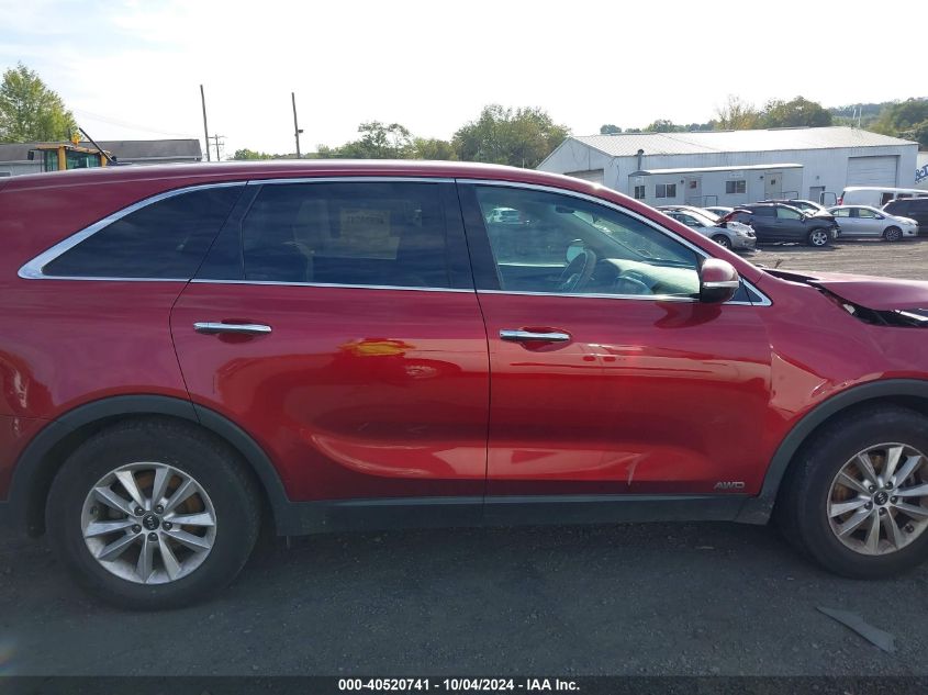 2019 Kia Sorento 2.4L Lx VIN: 5XYPGDA37KG471554 Lot: 40520741