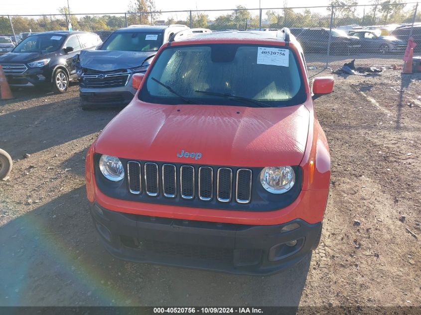 2016 Jeep Renegade Latitude VIN: ZACCJABT9GPD65983 Lot: 40520756