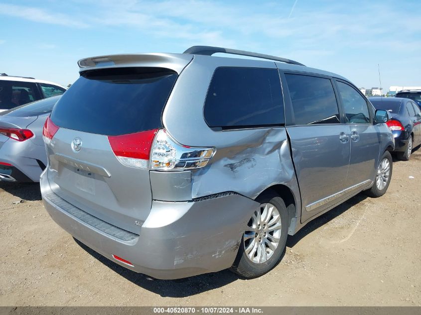 5TDYK3DC6CS278907 2012 Toyota Sienna Xle V6 8 Passenger