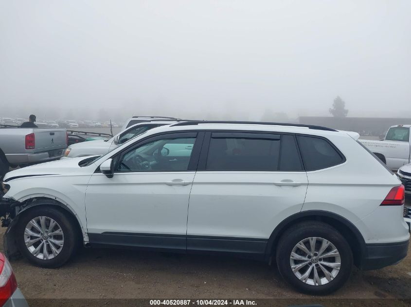 3VV1B7AX1JM188126 2018 Volkswagen Tiguan 2.0T S