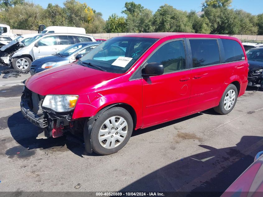 VIN 2C4RDGBG2GR218813 2016 DODGE GRAND CARAVAN no.2