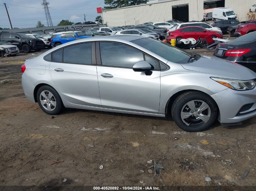 2017 Chevrolet Cruze Ls Auto VIN: 1G1BC5SM6H7163003 Lot: 40520892