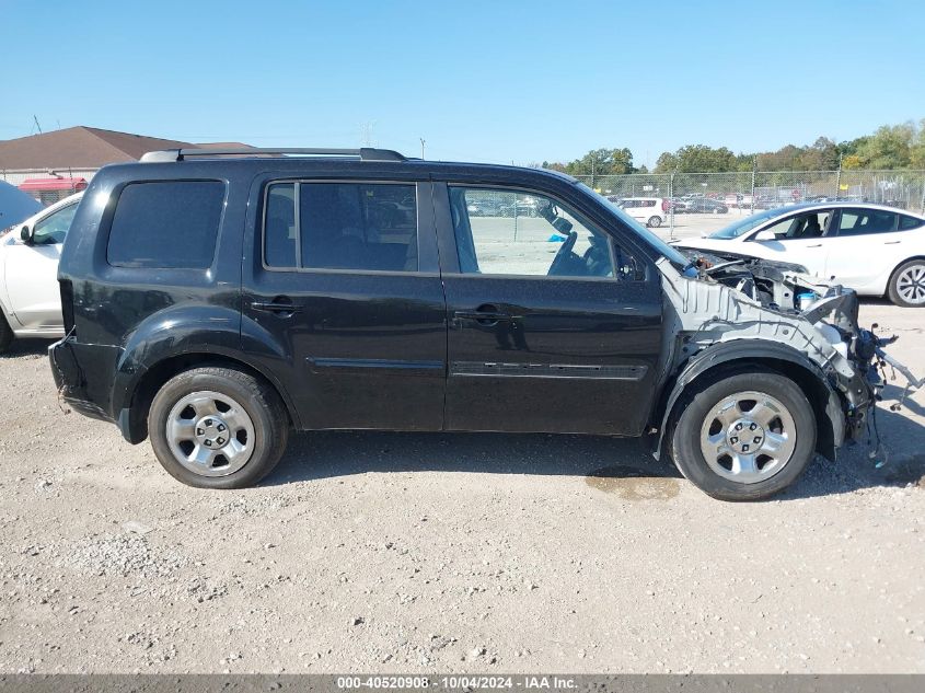 2011 Honda Pilot Ex-L VIN: 5FNYF4H53BB077829 Lot: 40520908