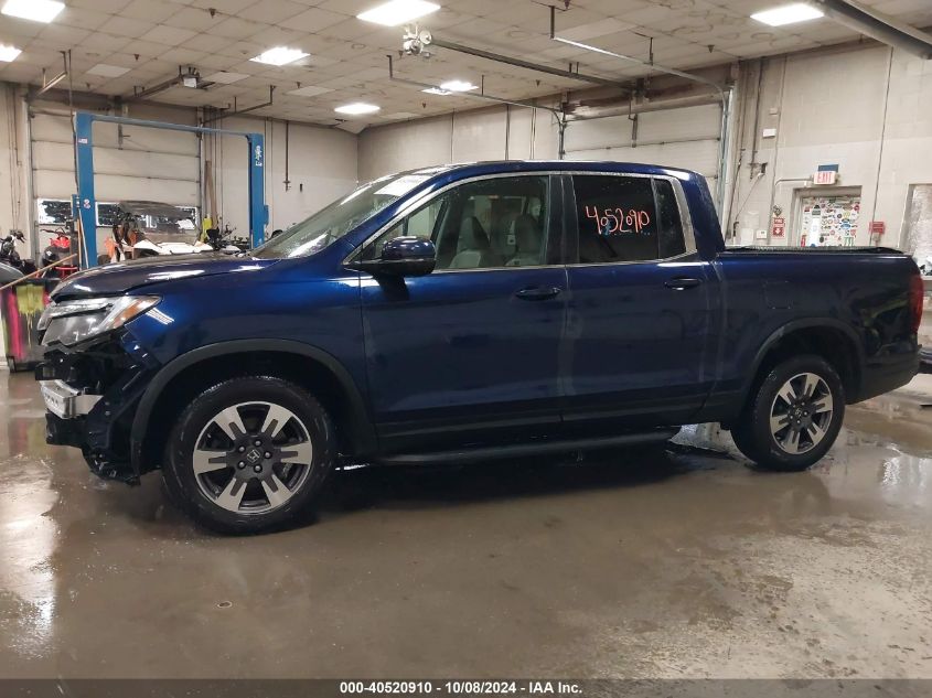 2017 Honda Ridgeline Rtl VIN: 5FPYK3F55HB021058 Lot: 40520910