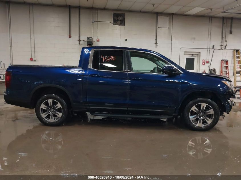 2017 Honda Ridgeline Rtl VIN: 5FPYK3F55HB021058 Lot: 40520910