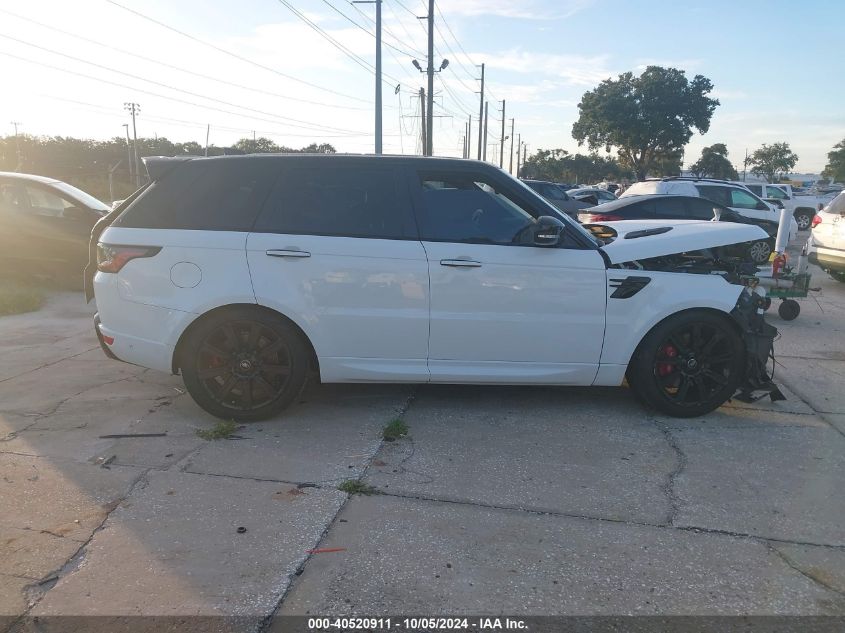 2019 Land Rover Range Rover Sport Hst VIN: SALWS2SU8KA862534 Lot: 40520911