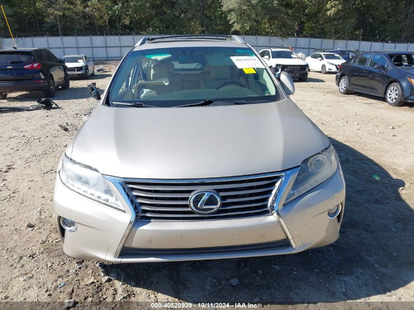 2013 Lexus Rx 350 VIN: 2T2BK1BA7DC187405 Lot: 40520939