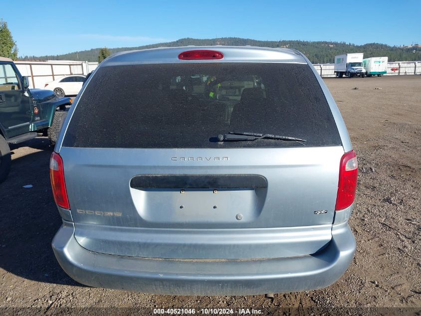 2003 Dodge Caravan Se VIN: 1D4GP25R53B317605 Lot: 40521046