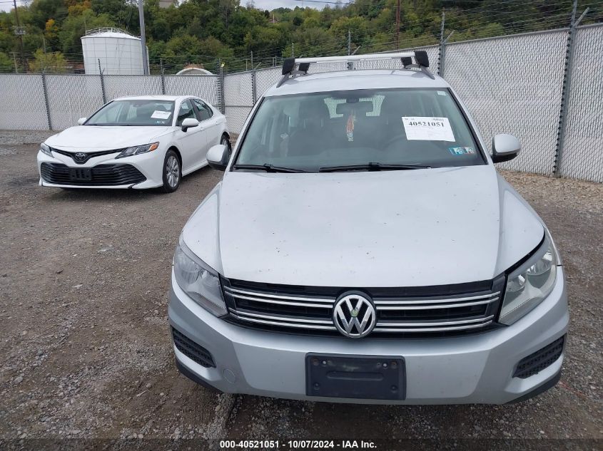 2017 VOLKSWAGEN TIGUAN 2.0T/2.0T S - WVGBV7AX6HK014446