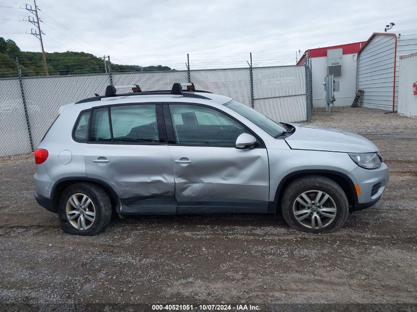 2017 Volkswagen Tiguan 2.0T/2.0T S VIN: WVGBV7AX6HK014446 Lot: 40521051