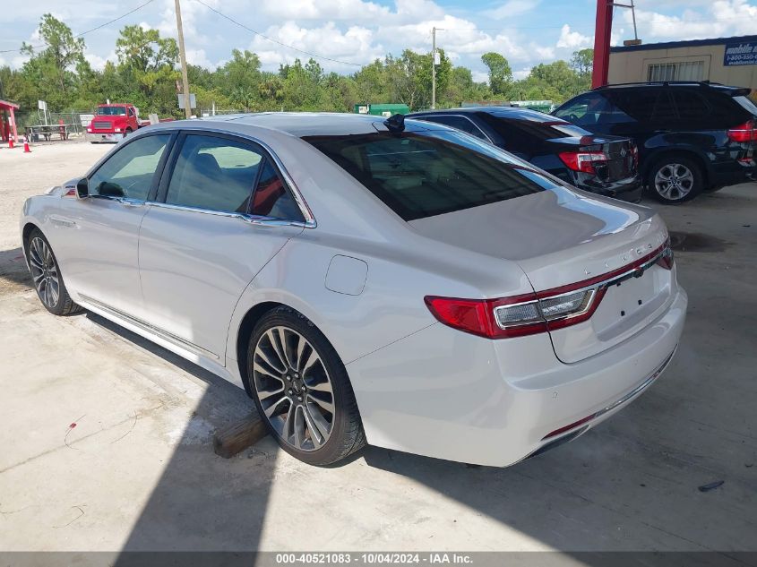 1LN6L9TK7K5613088 2019 Lincoln Continental Select