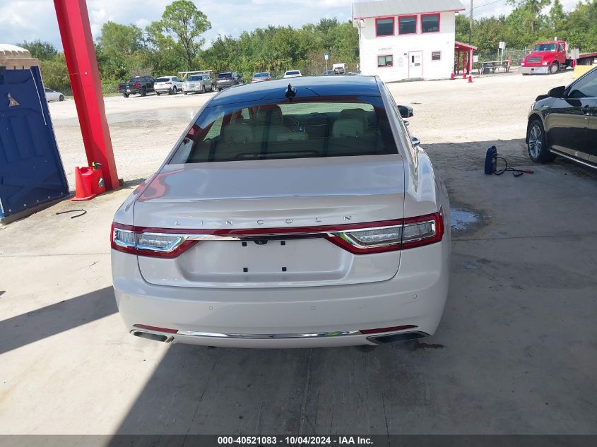 2019 Lincoln Continental Select VIN: 1LN6L9TK7K5613088 Lot: 40521083