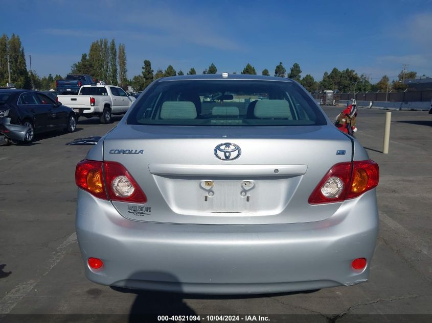 2009 Toyota Corolla Le VIN: JTDBL40E199062969 Lot: 40521094