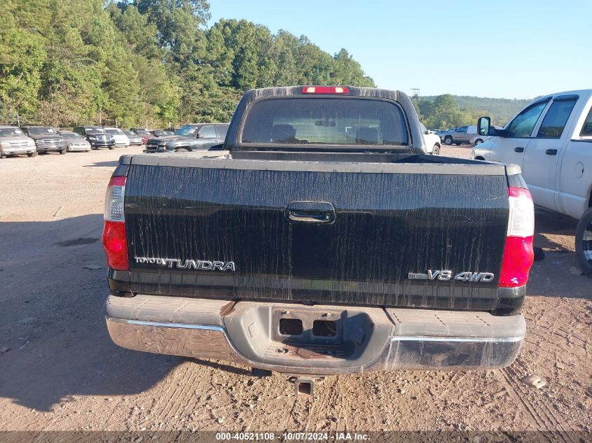 2006 Toyota Tundra Sr5 V8 VIN: 5TBDT44116S514330 Lot: 40521108