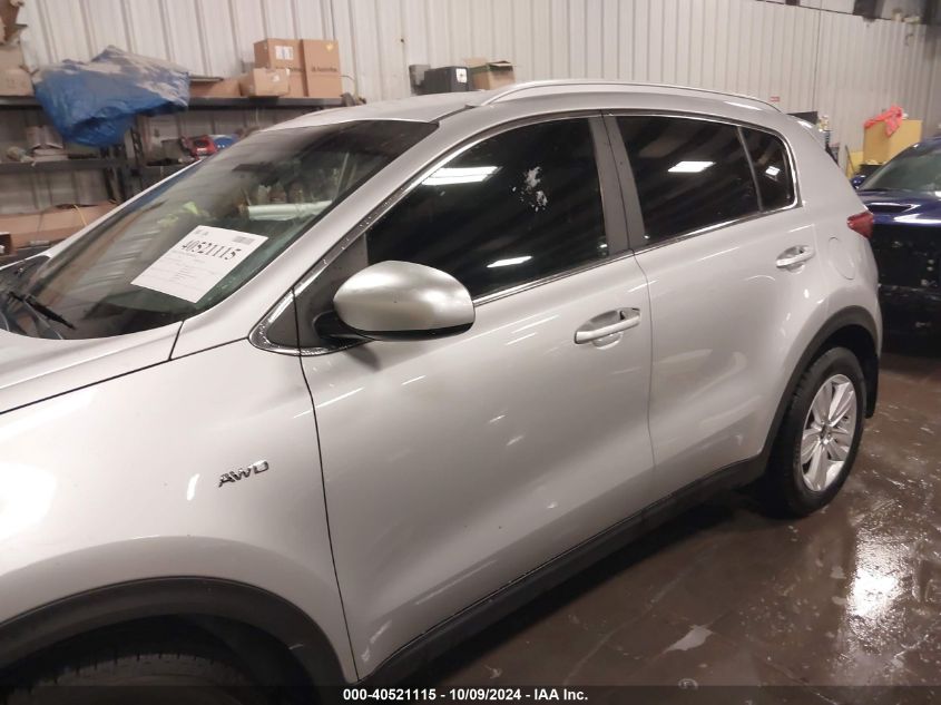 2017 Kia Sportage Lx VIN: KNDPMCAC4H7203229 Lot: 40521115