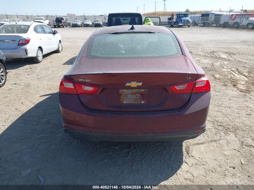 1G1ZB5ST0GF203217 2016 Chevrolet Malibu Ls