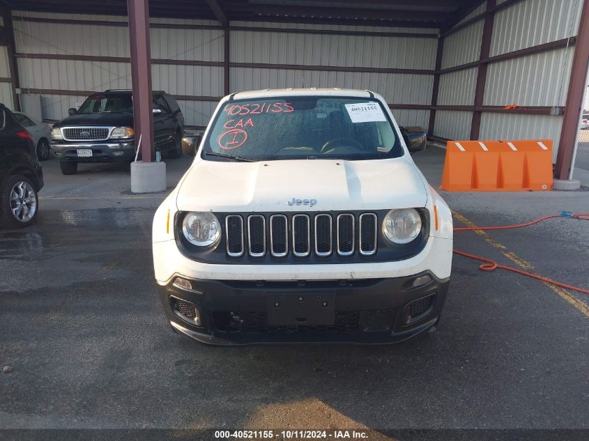 2016 Jeep Renegade Sport VIN: ZACCJBAW3GPC60115 Lot: 40521155