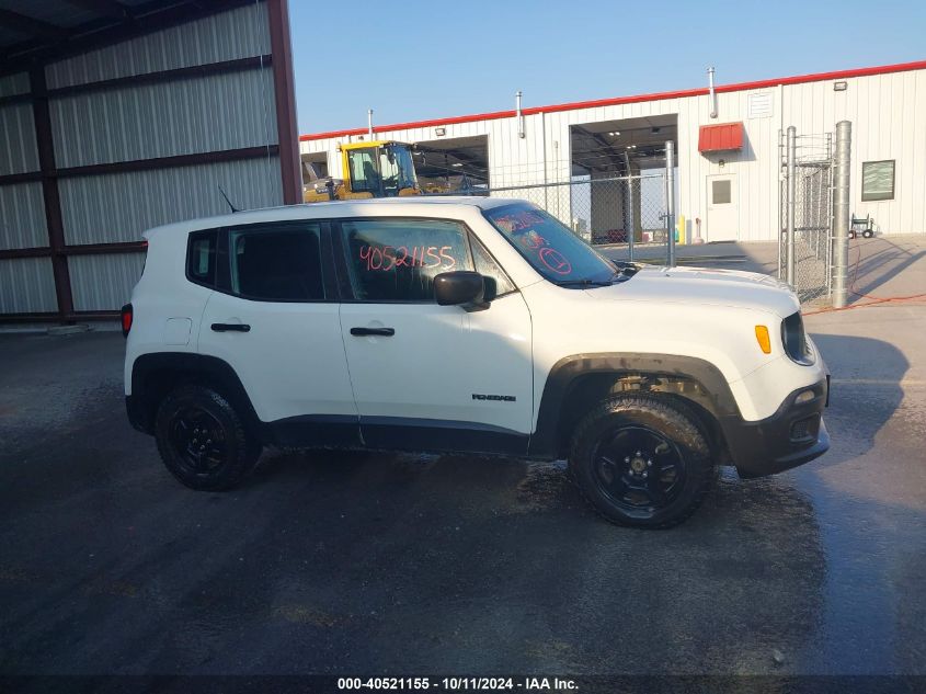 2016 Jeep Renegade Sport VIN: ZACCJBAW3GPC60115 Lot: 40521155