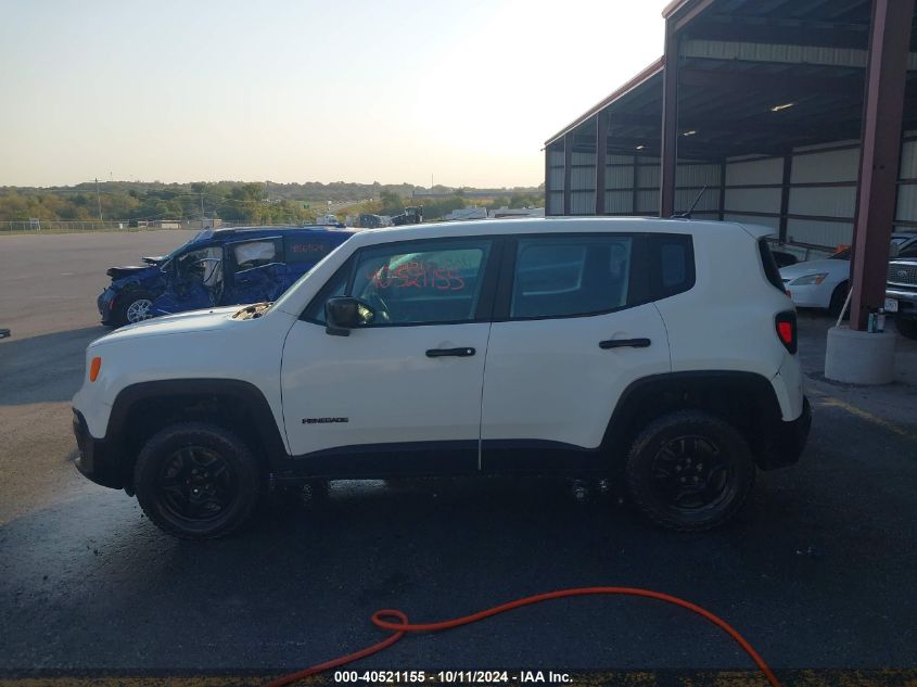 2016 Jeep Renegade Sport VIN: ZACCJBAW3GPC60115 Lot: 40521155