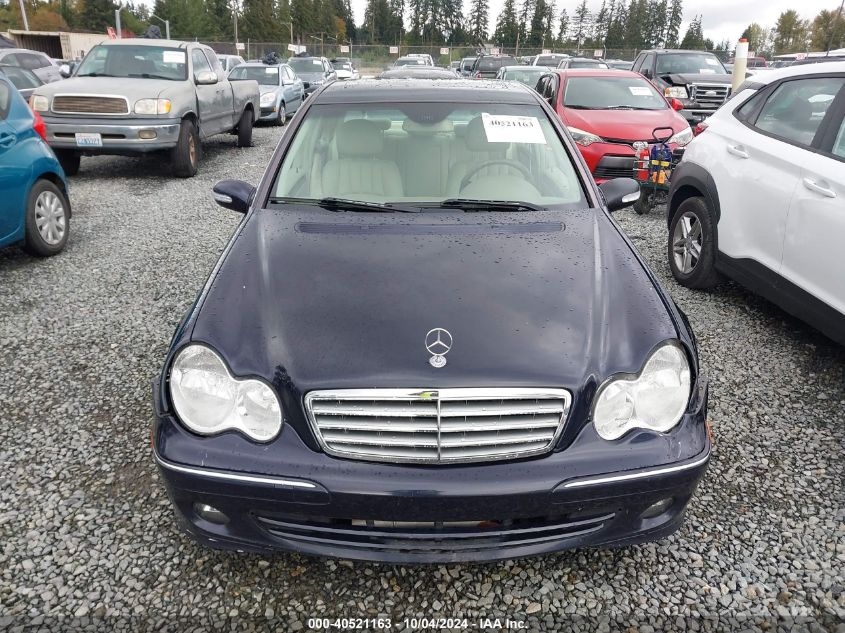 WDBRF54H67A942494 2007 Mercedes-Benz C 280 Luxury