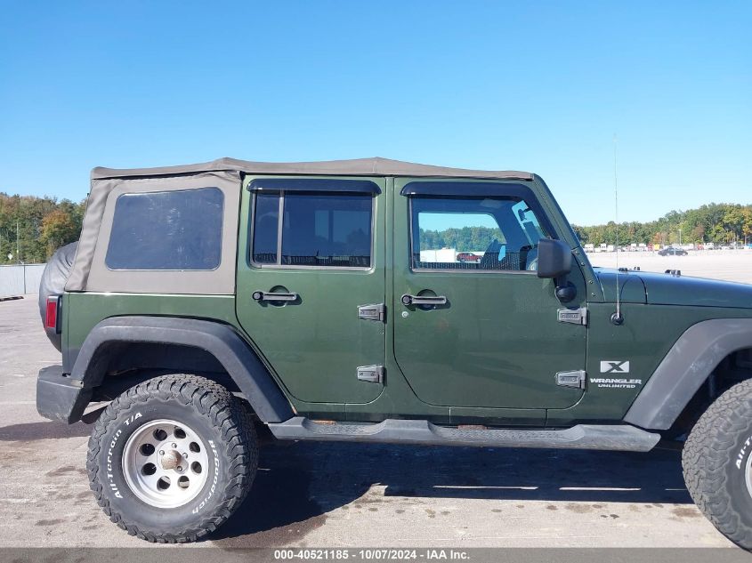 2007 Jeep Wrangler Unlimited X VIN: 1J4GA39187L159313 Lot: 40521185