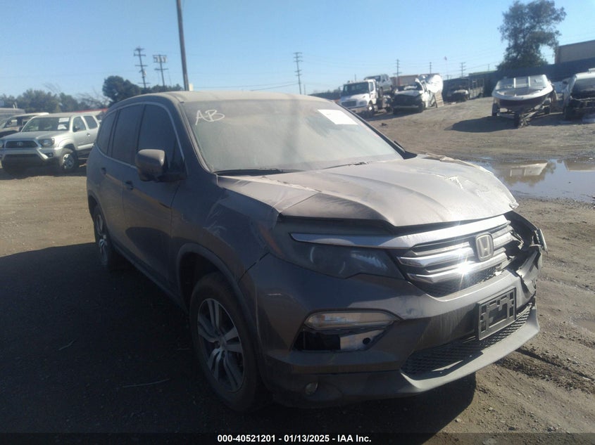 Vin: 5fnyf5h61hb031004, lot: 41009945, honda pilot ex-l 2017 img_1