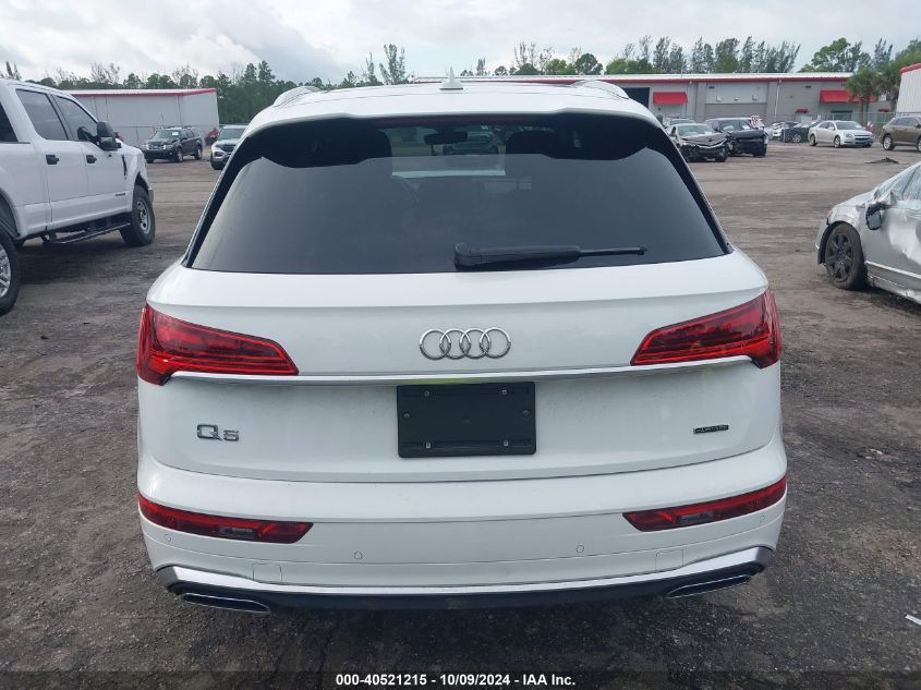 2022 Audi Q5 Premium 45 VIN: WA1GAAFYXN2021412 Lot: 40521215