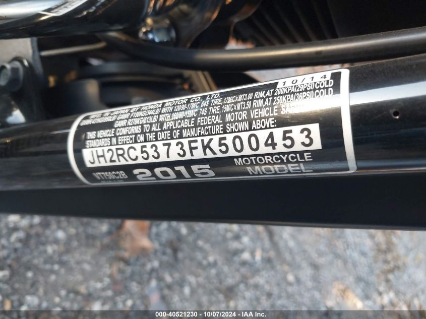 JH2RC5373FK500453 2015 Honda Vt750 C2B