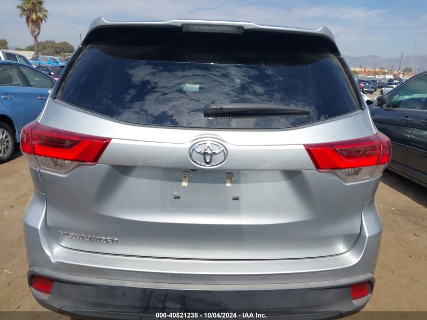 5TDZARFH2HS031930 2017 Toyota Highlander Le