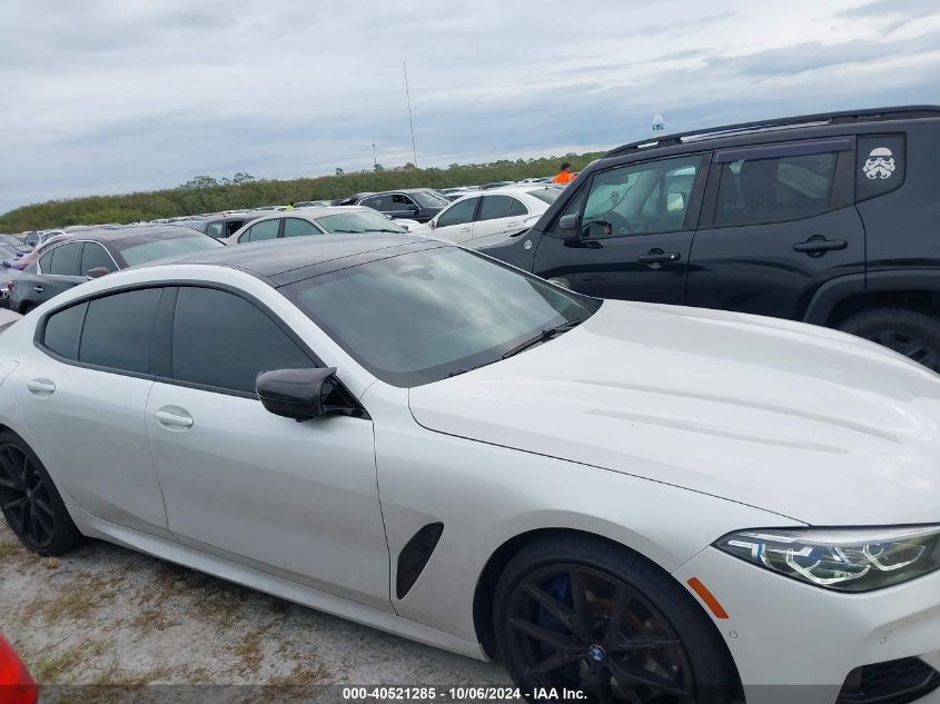 2022 BMW M850I Gtan Coupe xDrive VIN: WBAGV8C04NCH42076 Lot: 40521285