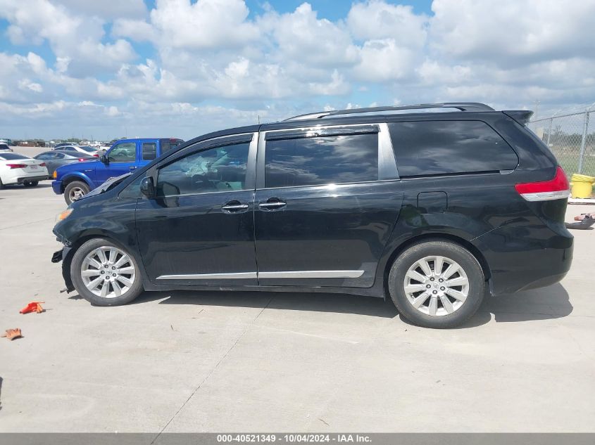 5TDYK3DCXCS245117 2012 Toyota Sienna Limited V6 7 Passenger