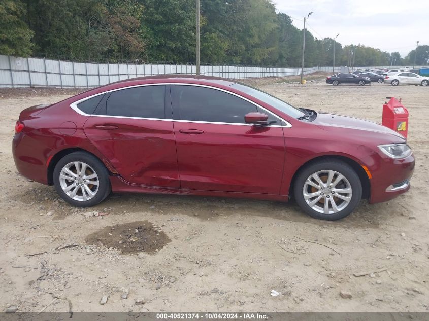 2015 Chrysler 200 Limited VIN: 1C3CCCAB9FN684049 Lot: 40521374