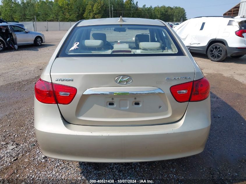 KMHDU4AD4AU949491 2010 Hyundai Elantra Gls