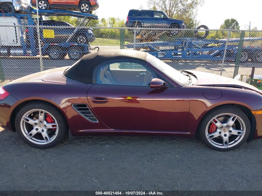 2005 Porsche Boxster S VIN: WP0CB29815U730768 Lot: 40521454