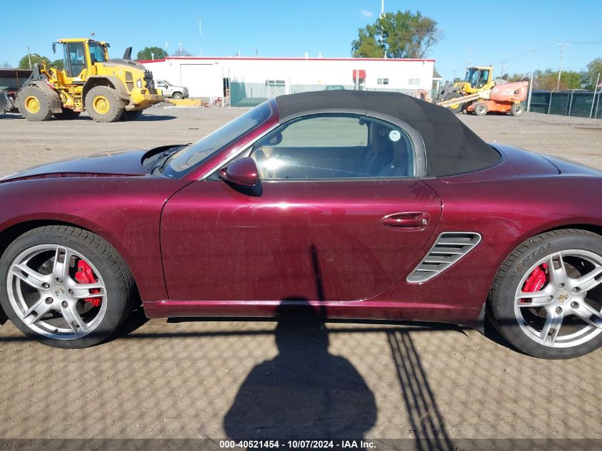 2005 Porsche Boxster S VIN: WP0CB29815U730768 Lot: 40521454