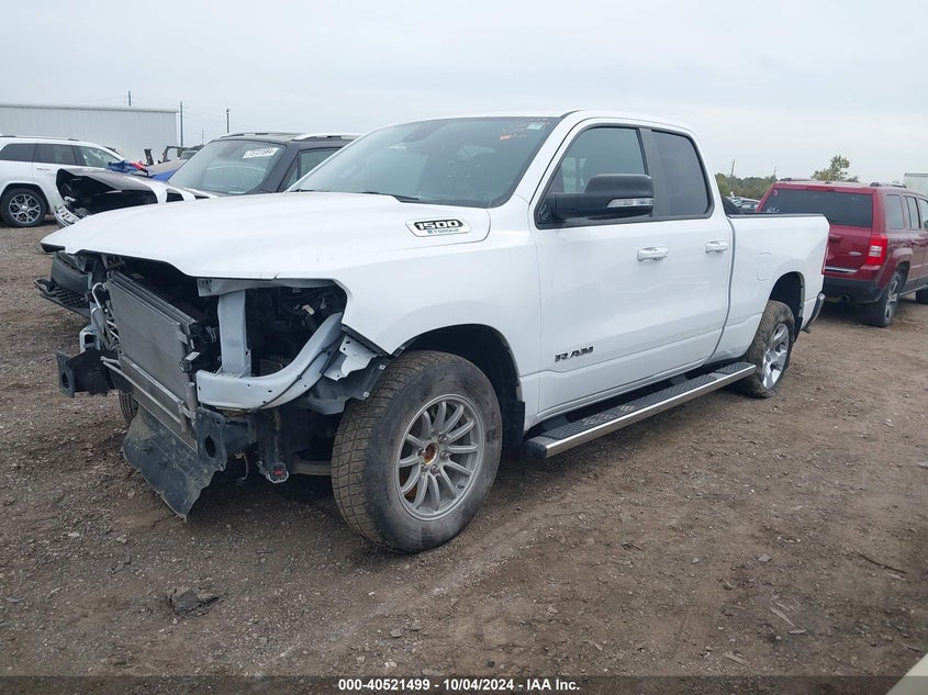 Vin: 1c6rrebg1nn290917, lot: 41010243, ram 1500 big horn  4x2 6'4 box 20222