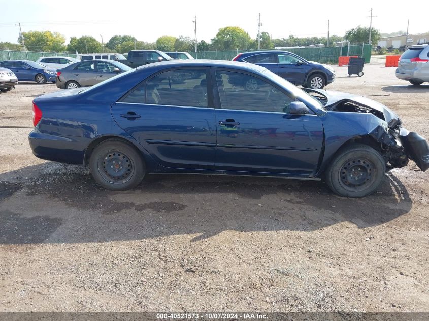 2004 Toyota Camry Le VIN: JTDBE32K640265487 Lot: 40521573